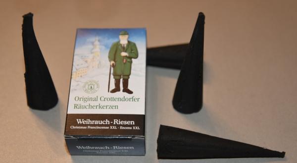 Original Crottendorfer Räucherkerzen - Weihrauch Riesen 4er XXL